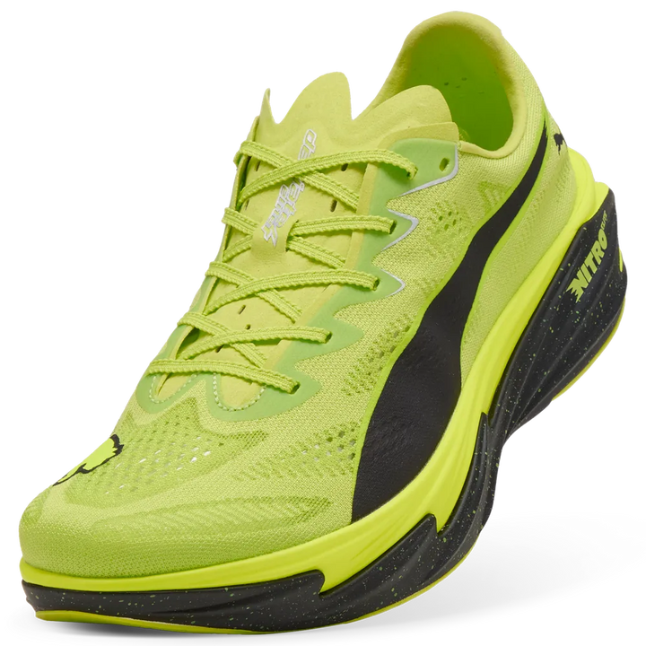 Puma Mens Deviate NITRO Elite 4 - Sunny Lime/Puma Black - Neutral - AW26