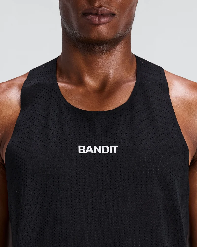 Bandit Men's Shredder Race Singlet - Black - AW26