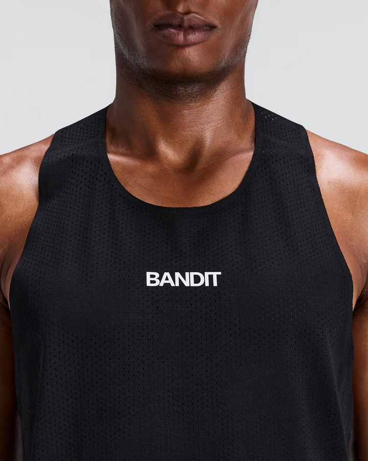 Bandit Men's Shredder Race Singlet - Black - AW26