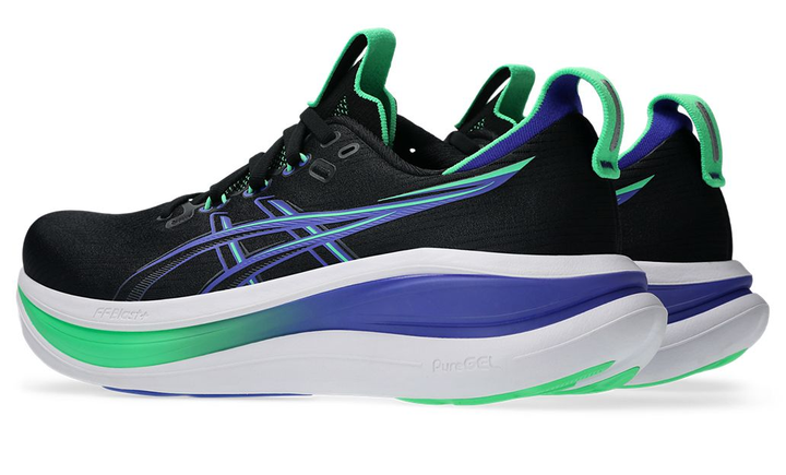Asics Mens Gel Nimbus 28 - Black/Cobalt Burst - Neutral - SS26
