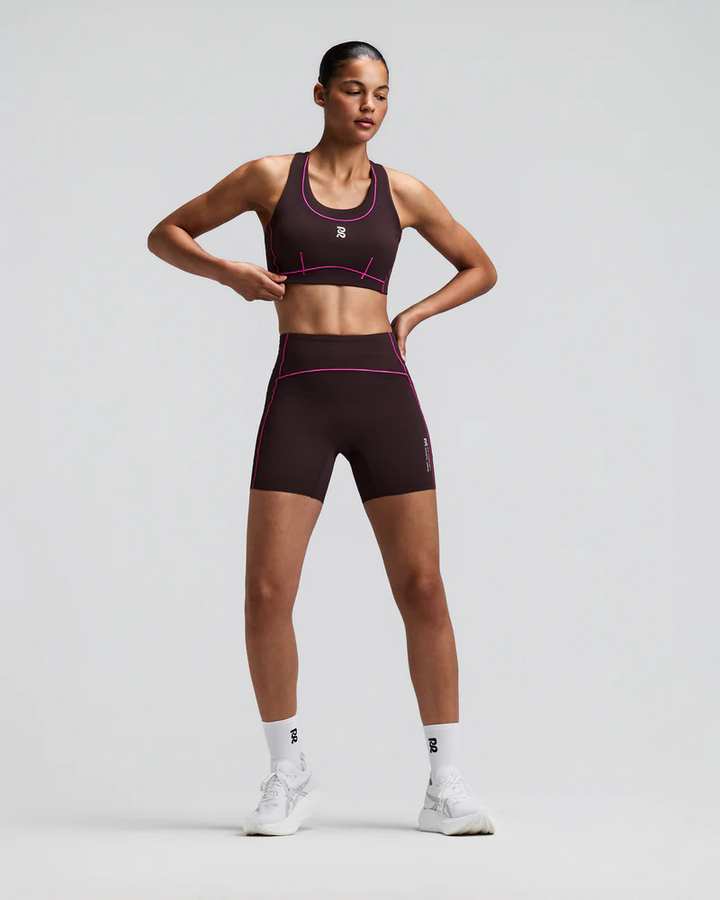 Bandit Women's Vanisher 5" Pop Stitch High Waist Compression Short - Espresso - AW26