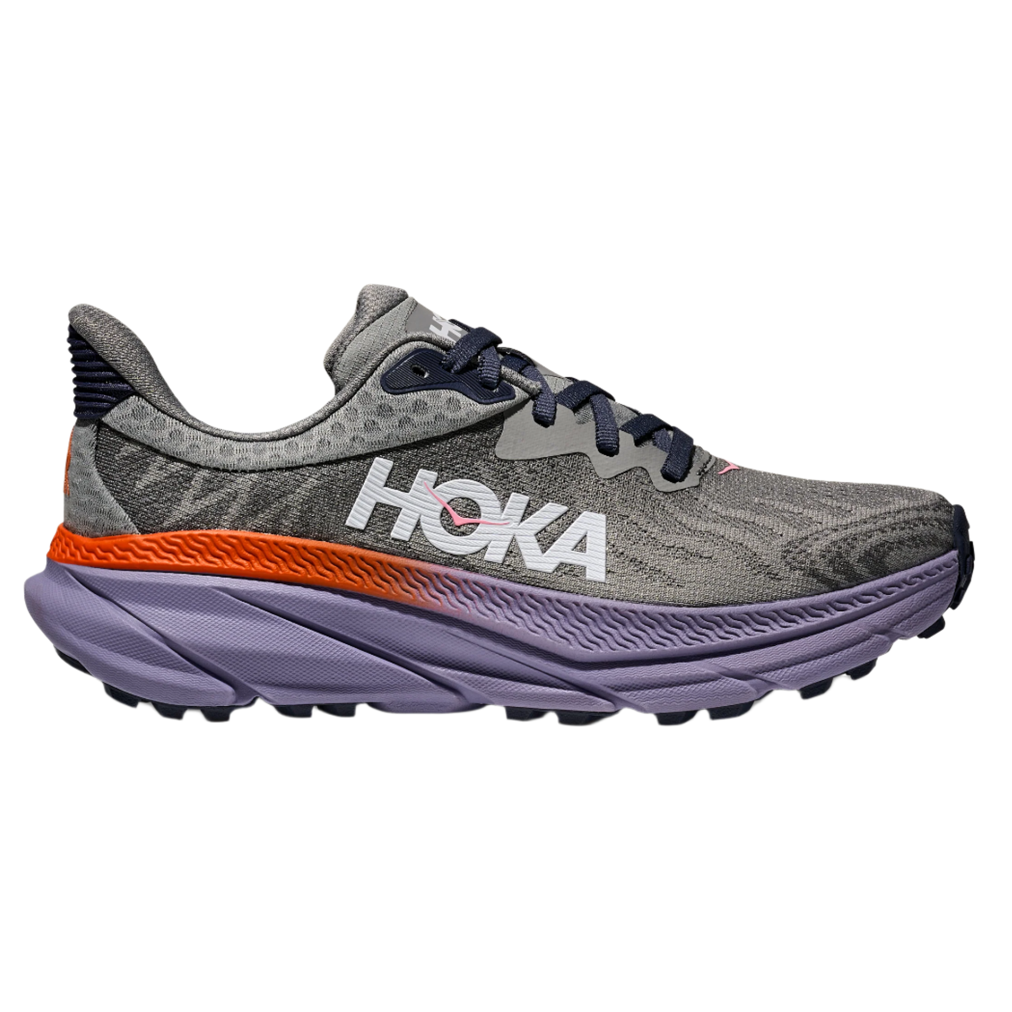 Hoka Womens Challenger ATR 7 - Galactic Grey/Wild Indigo - Trail - SS25