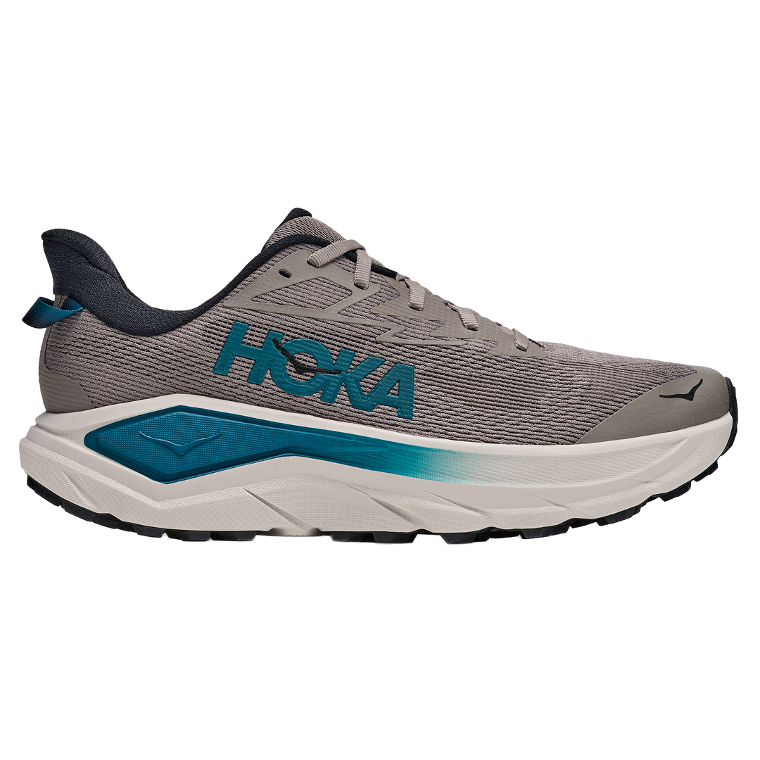 Hoka Mens Challenger 8 - Pebble Grey/River Rock Grey - Trail - AW26