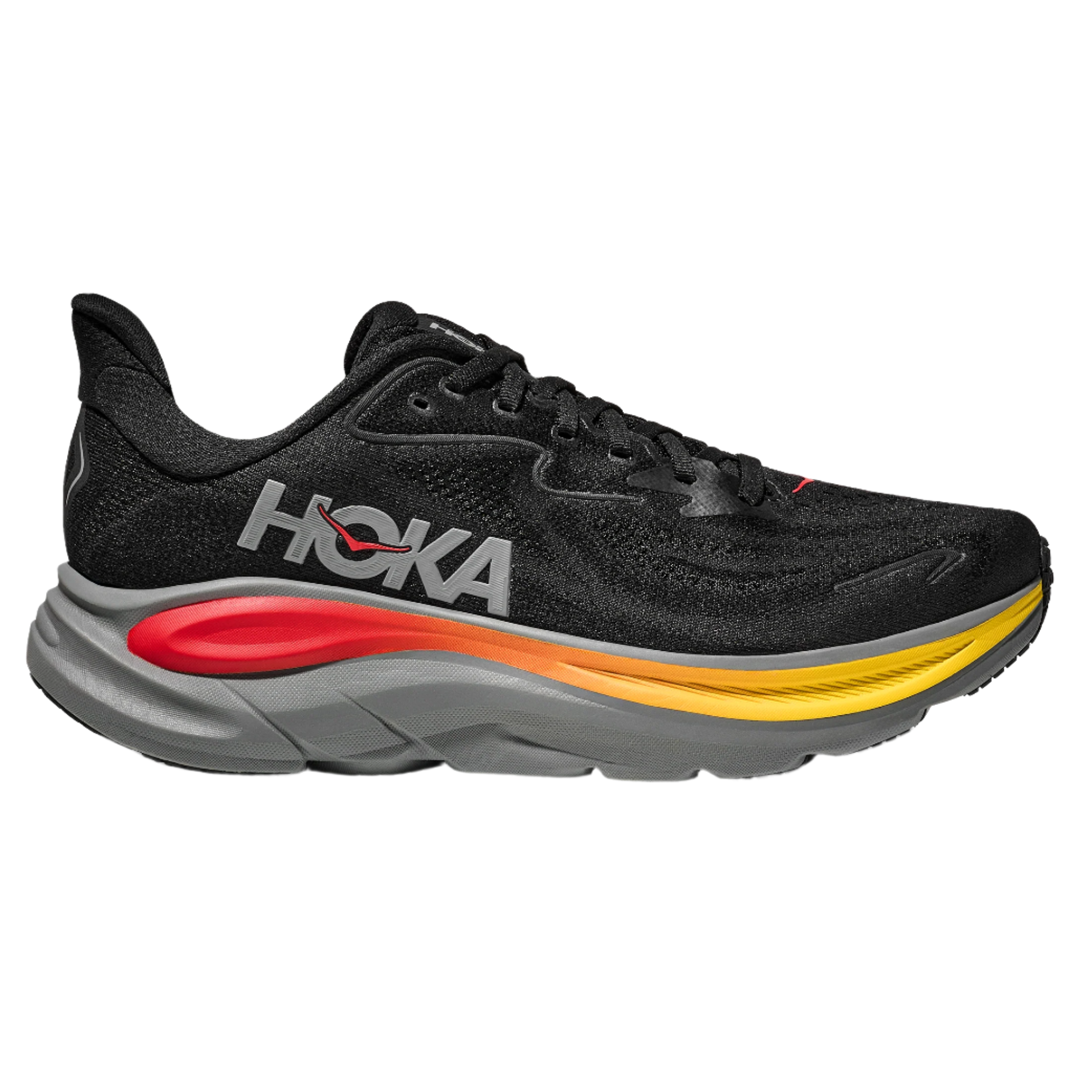 Hoka Mens Clifton 10 - Black/Galactic Grey - Neutral - SS25