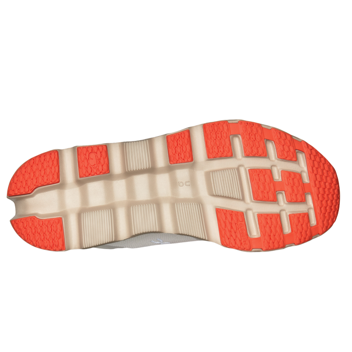 ON Womens Cloudstratus 3 - Undyed-White/Sand