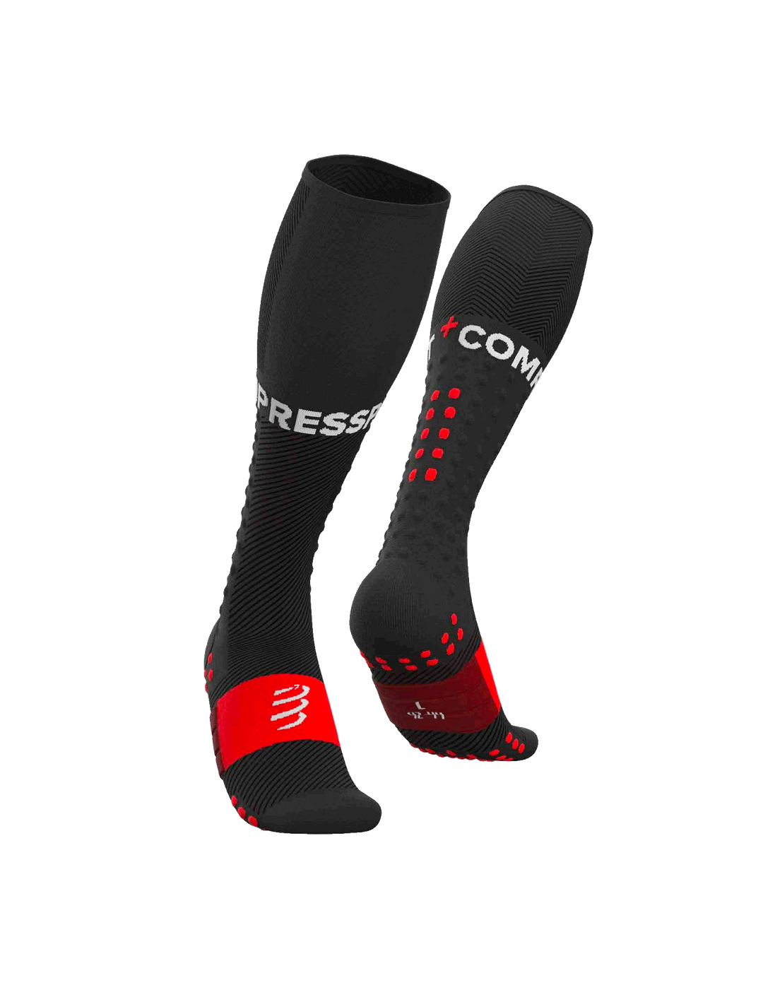 Compressport Full Run Socks - Black/Red