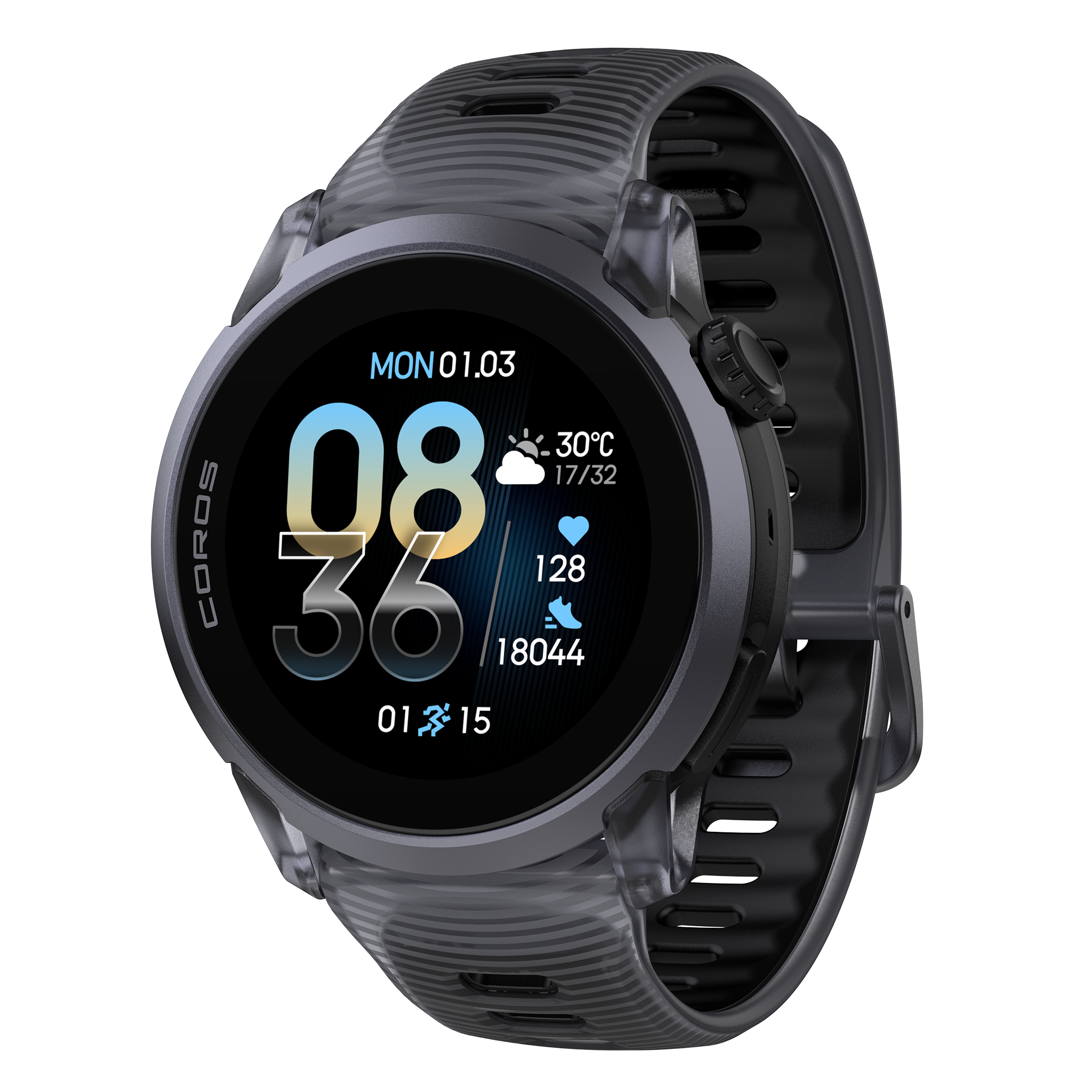 Coros Pace 4 GPS Unisex Sport Watch - One Size - Black Crystal