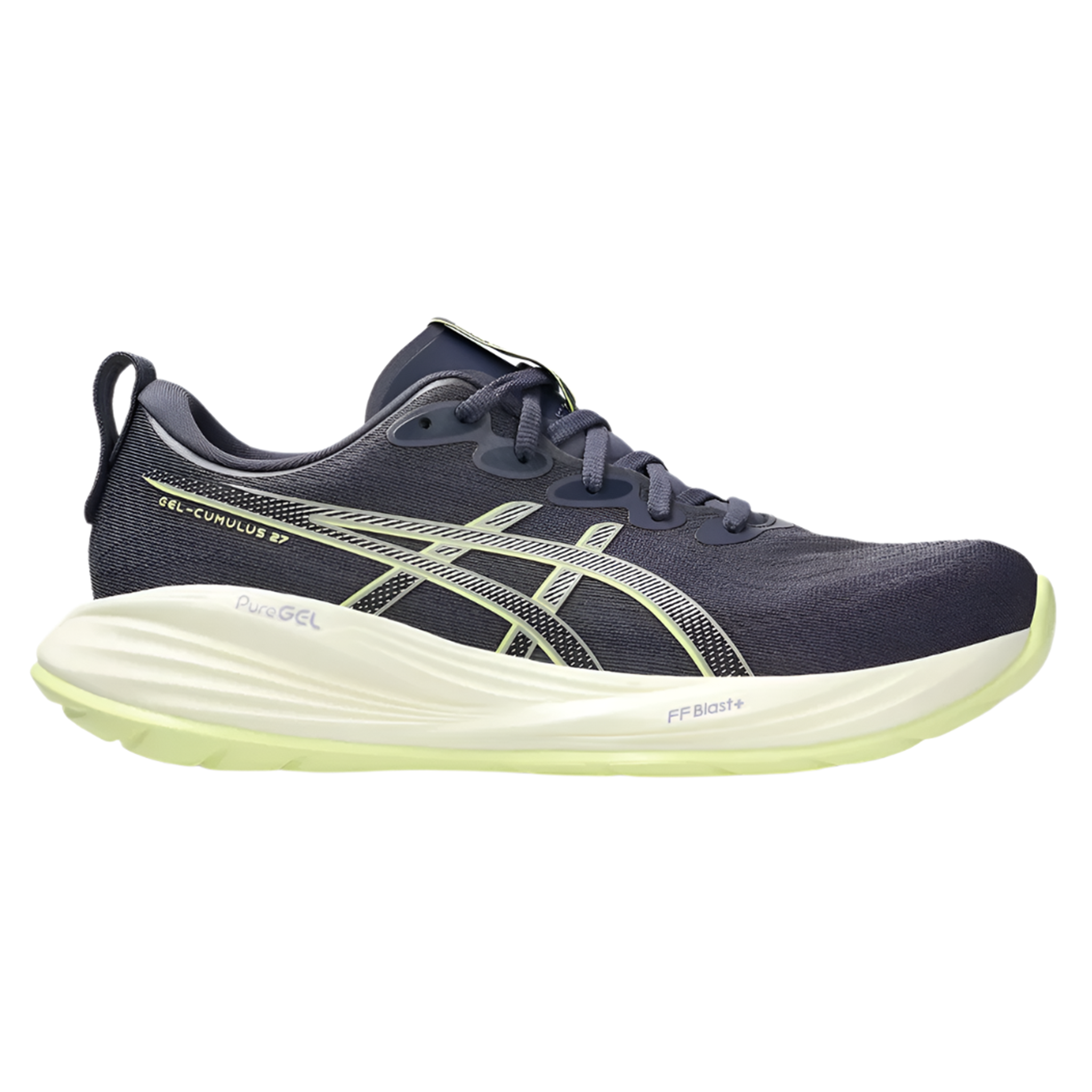 Asics Mens Gel Cumulus 27 - Indigo Fog/Lucid Yellow - Neutral - AW25