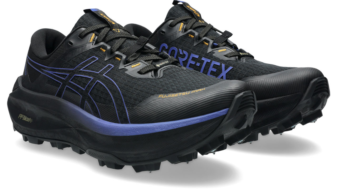 Asics Herren Fujisetsu Max GTX – Schwarz/Dunkles Kobalt – Trail – SS26
