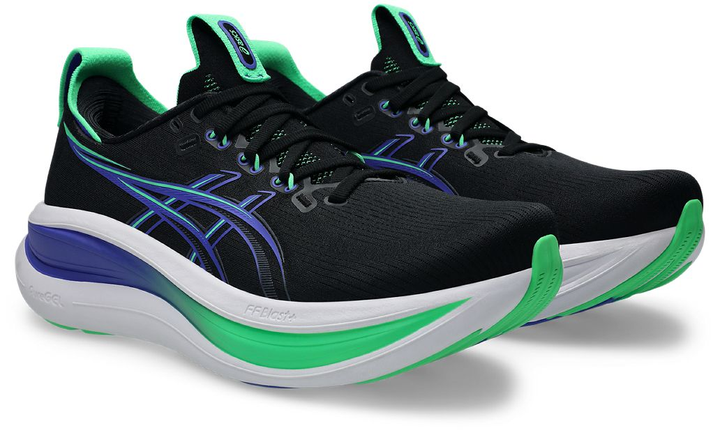 Asics Mens Gel Nimbus 28 - Black/Cobalt Burst - Neutral - SS26