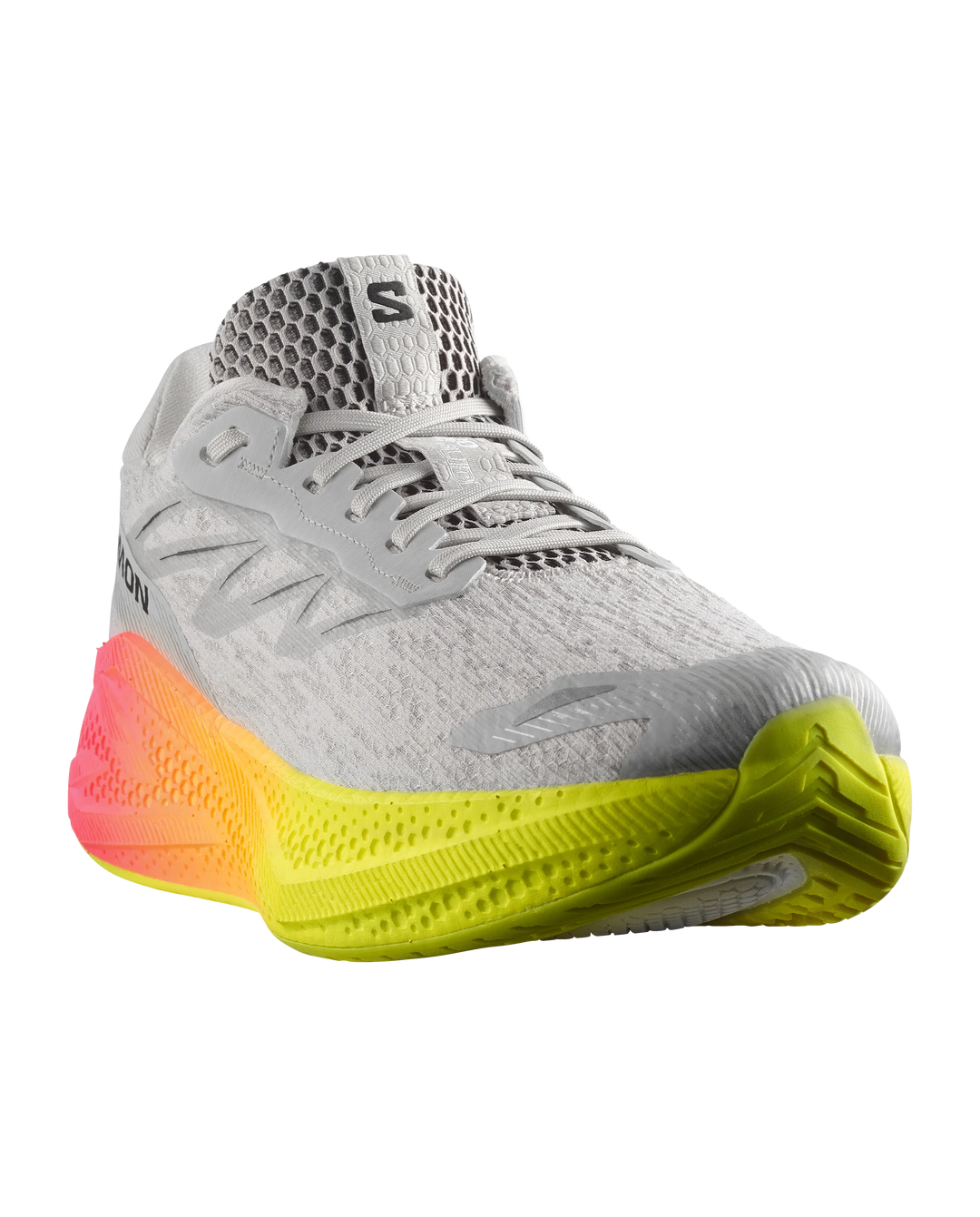 Salomon Mens Aero Glide 4 Gradient - Gray Violet/Safety Yellow - Neutral - AW26