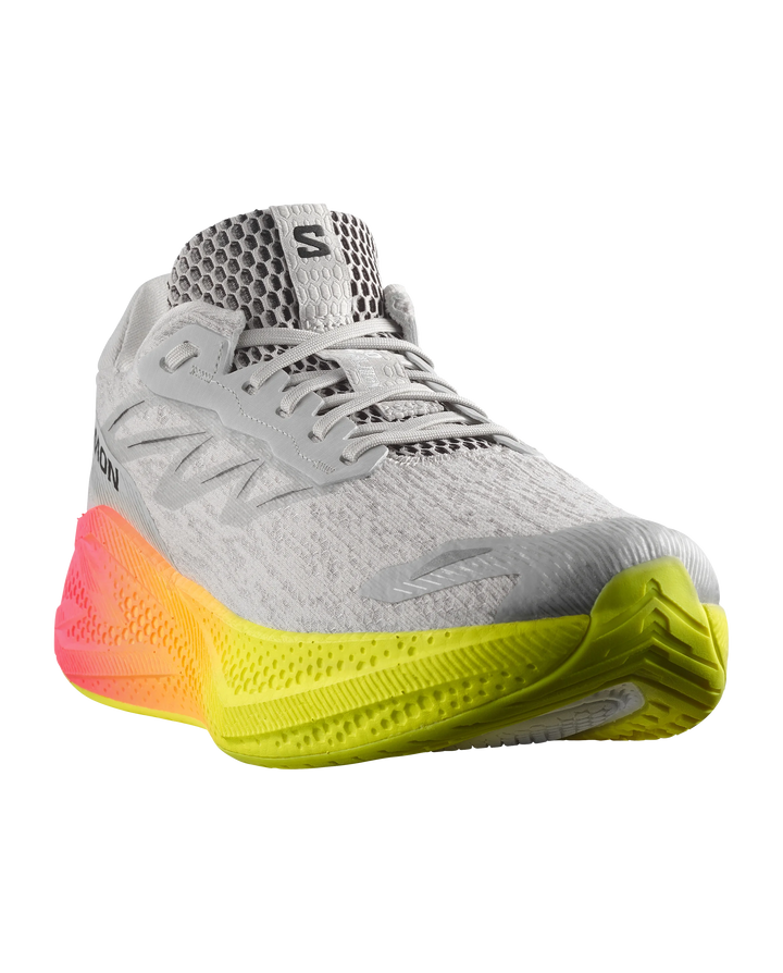 Salomon Mens Aero Glide 4 Gradient - Gray Violet/Safety Yellow - Neutral - AW26