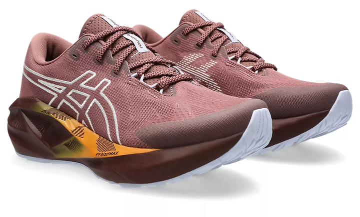 Asics Womens Novablast 5 TR - Nature Bathing/Rubble Red - Neutral - AW25