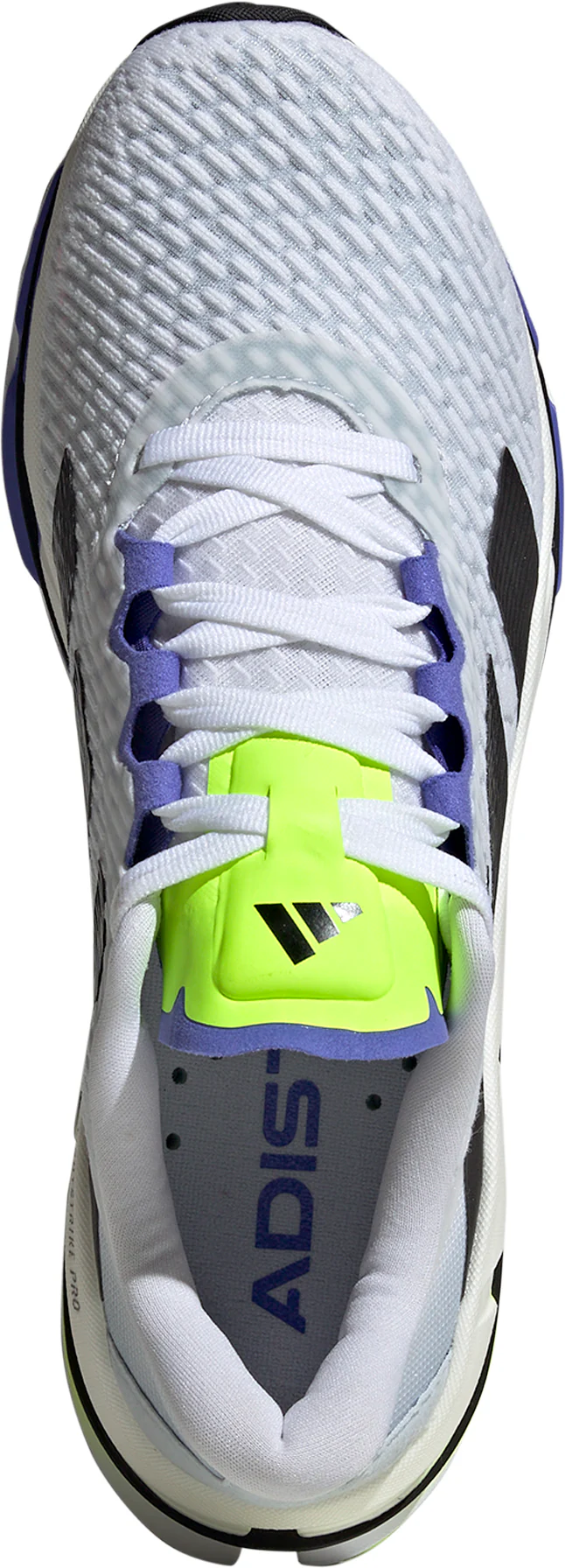 Adidas Mens Adistar BYD - Footwear White/Core Black/Lucid Lemon - Neutral - SS25