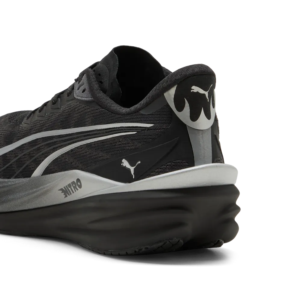 Puma Mens Deviate NITRO 4 Brightstride - Puma Black/Puma Silver - Neutral - AW26