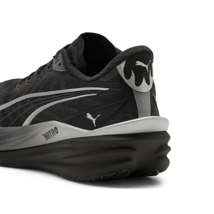 Puma Mens Deviate NITRO 4 Brightstride - Puma Black/Puma Silver - Neutral - AW26