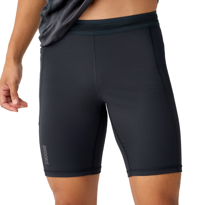 Brooks Mens Dash Half Tight - Black - AW26