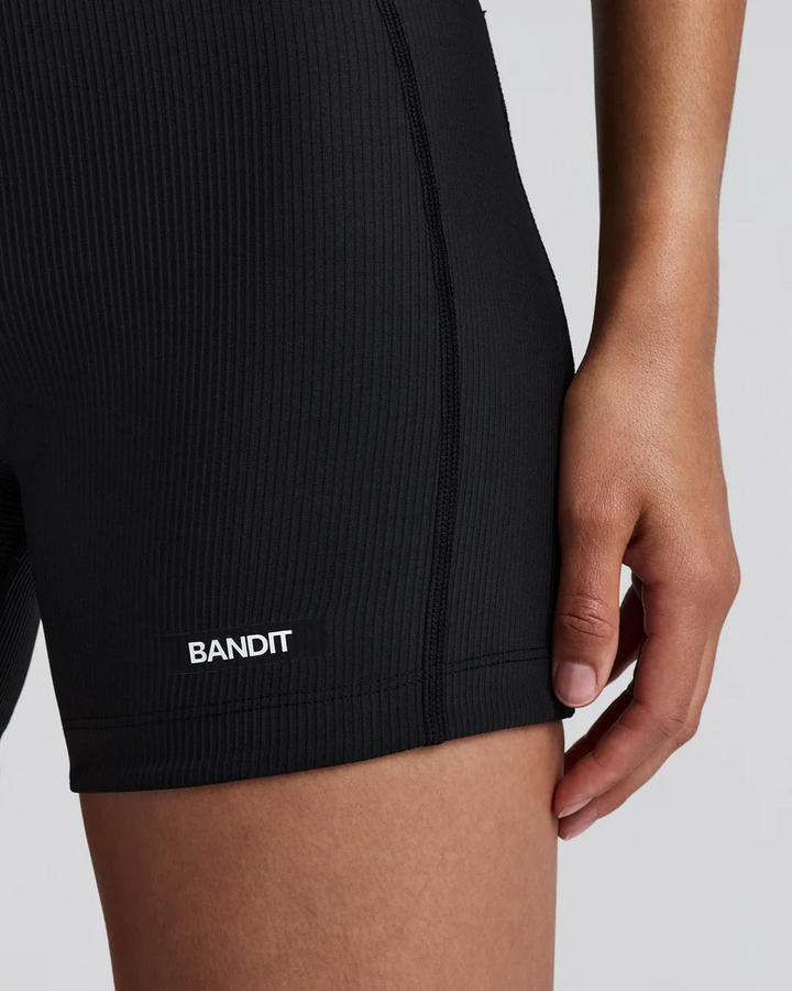 Bandit Womens Stamina 5" Compression Short - Black - AW26