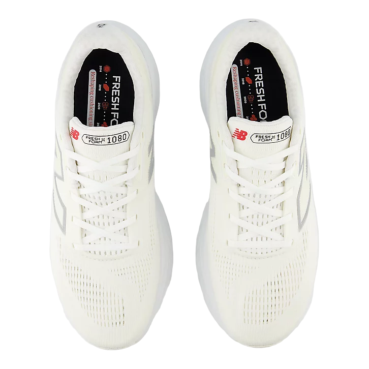 New Balance Mens 1080V14 - White/Silver Metallic/Sea Salt - Neutral