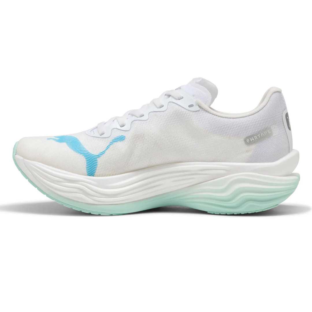 Puma Womens Deviate NITRO Elite 3 - Puma White/Speed Blue - Neutral - AW25
