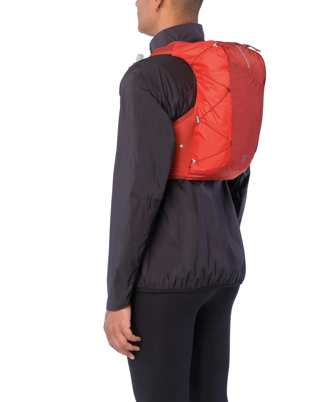Salomon Active Skin 12 Unisex Vest with Flasks - Red Dahlia/High Risk Red