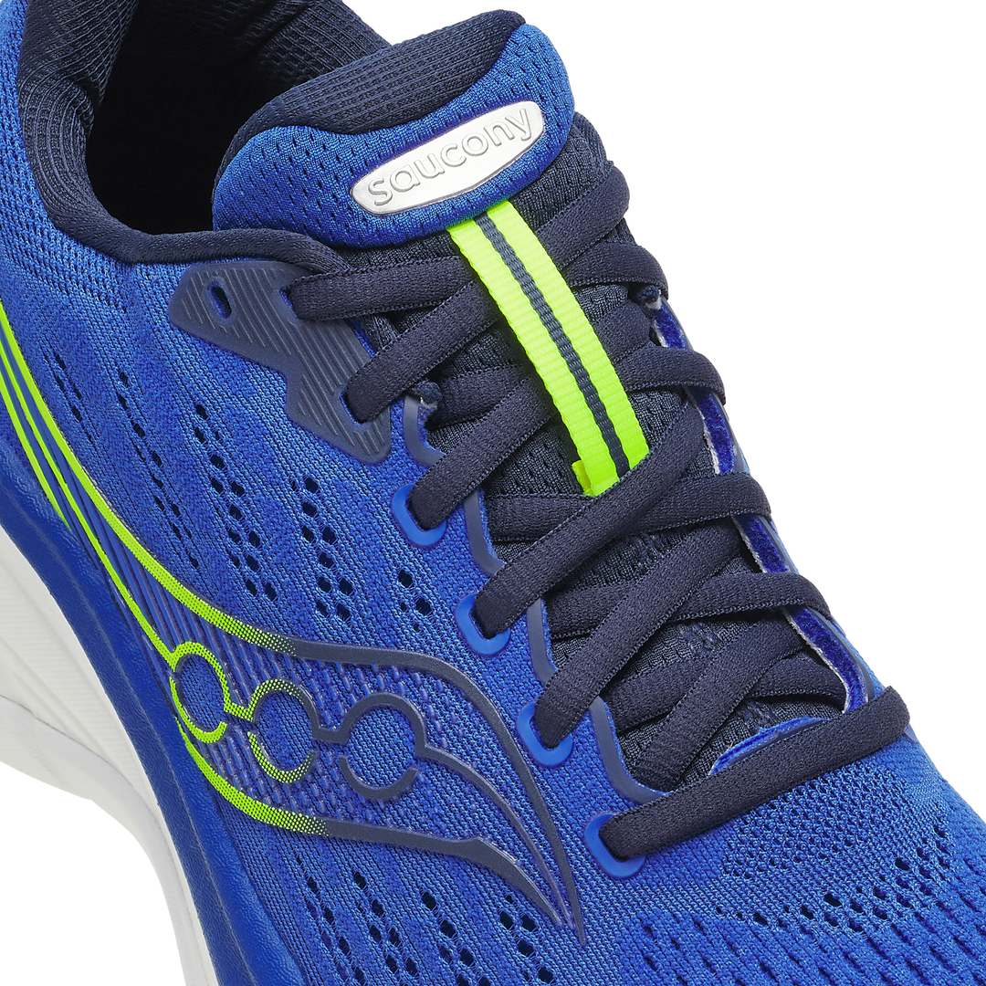 Saucony Mens Hurricane 25 - Lapis/Citron - Stability - AW25