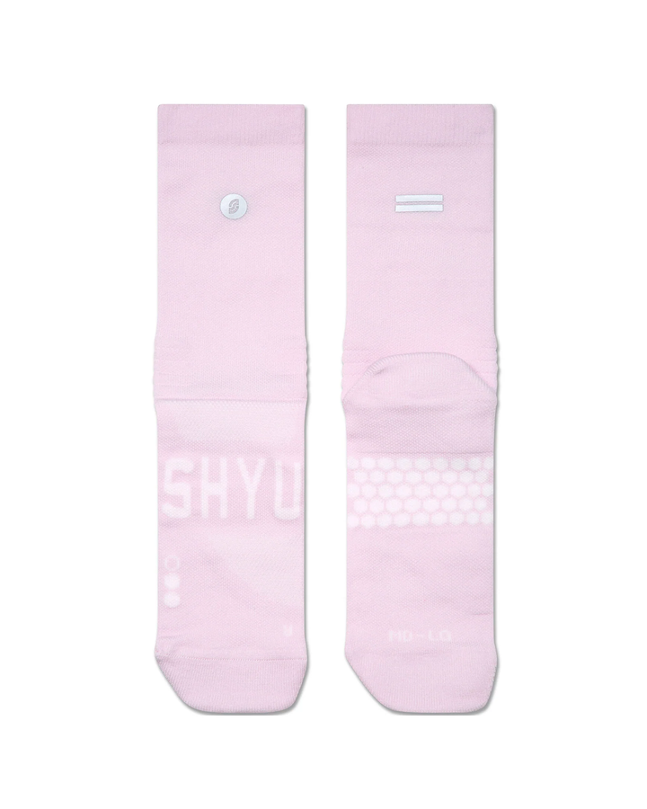 SHYU Racing Half Crew Socken – Blütenblatt/Blütenblatt/Blütenblatt