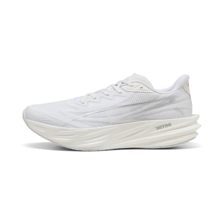 Puma Mens Deviate Pure NITRO - Puma White/Puma Silver - Neutral - AW26