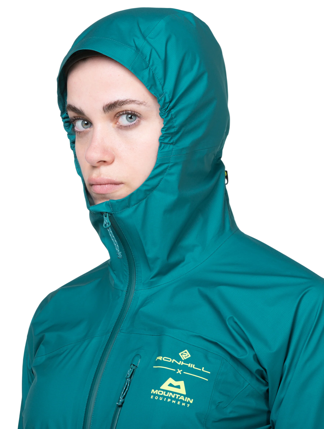 RonHill Womens Tech Gore-Tex Mercurial Jacket - Marine/Acid