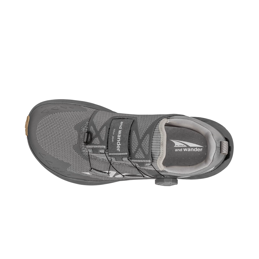 Altra Mens Timp 5 BOA and Wander - Titanium Gray - Trail