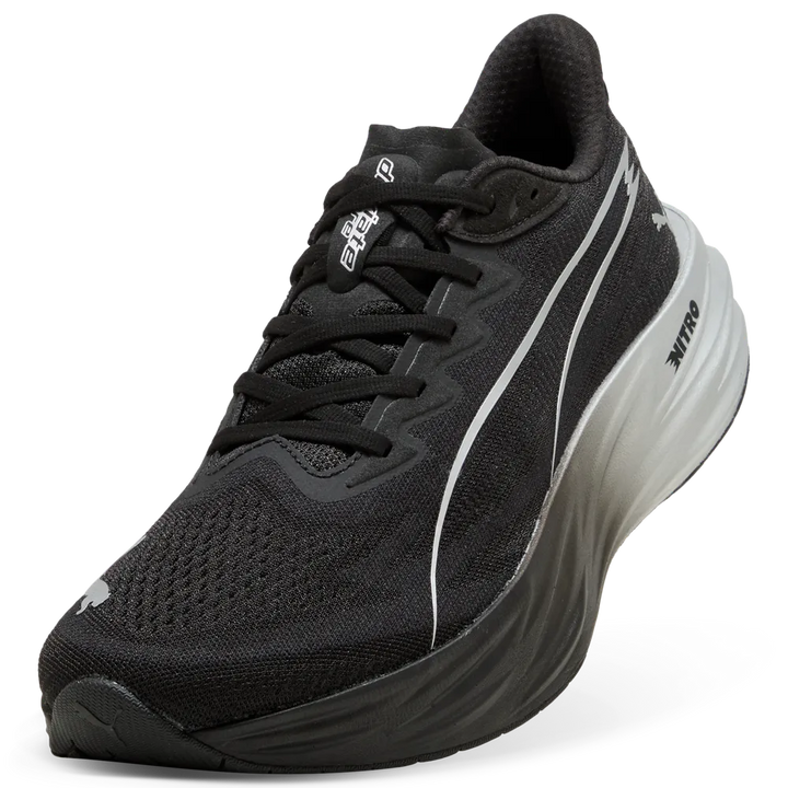 Puma Mens Deviate Pure NITRO - Puma Black/Flat Dark Gray/Puma Silver - Neutral - AW26