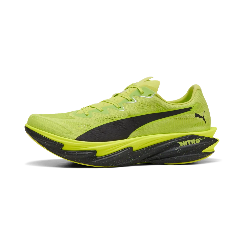 Puma Mens Deviate NITRO Elite 4 - Sunny Lime/Puma Black - Neutral - AW26