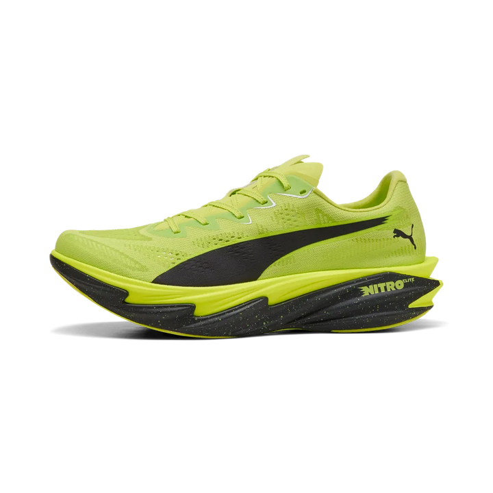 Puma Mens Deviate NITRO Elite 4 - Sunny Lime/Puma Black - Neutral - AW26
