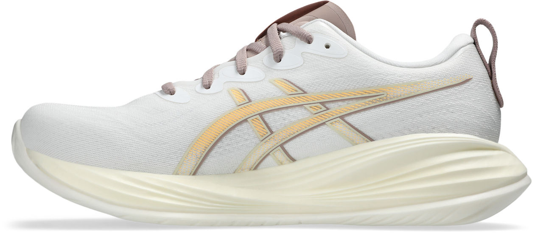Asics Hommes Gel Cumulus 27 - Blanc/Fauve - Neutre - AW25
