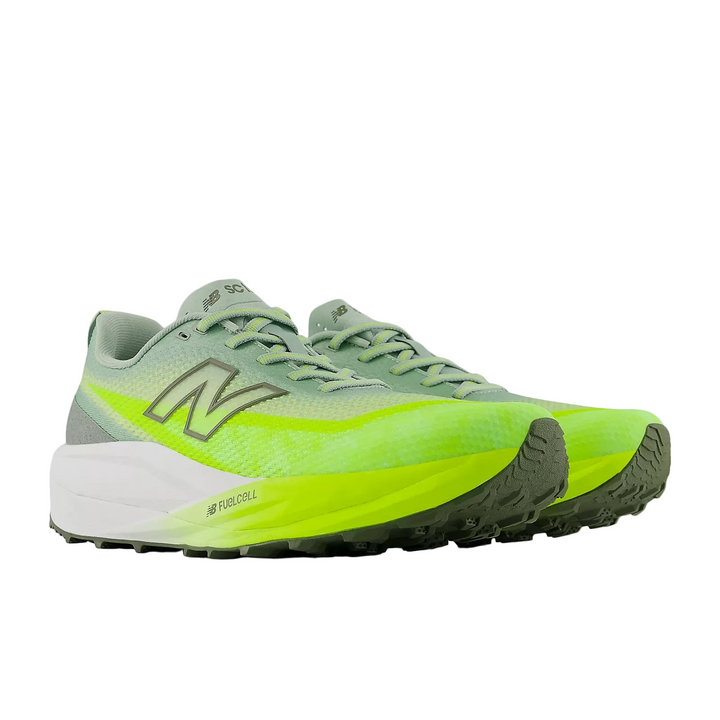 New Balance Mens Fuelcell Supercomp Trail v2 - Alkaline Green/Dark Olivine - Trail - SS26