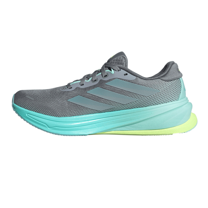 Adidas Womens Supernova Rise 2 - Grey/Magic Grey/Metallic/Flash Aqua - Neutral - AW25