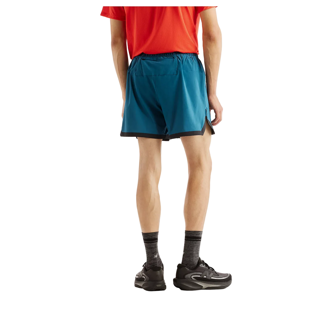 New Balance Mens RC Essential 5" Short - Streamsong/Black - AW26