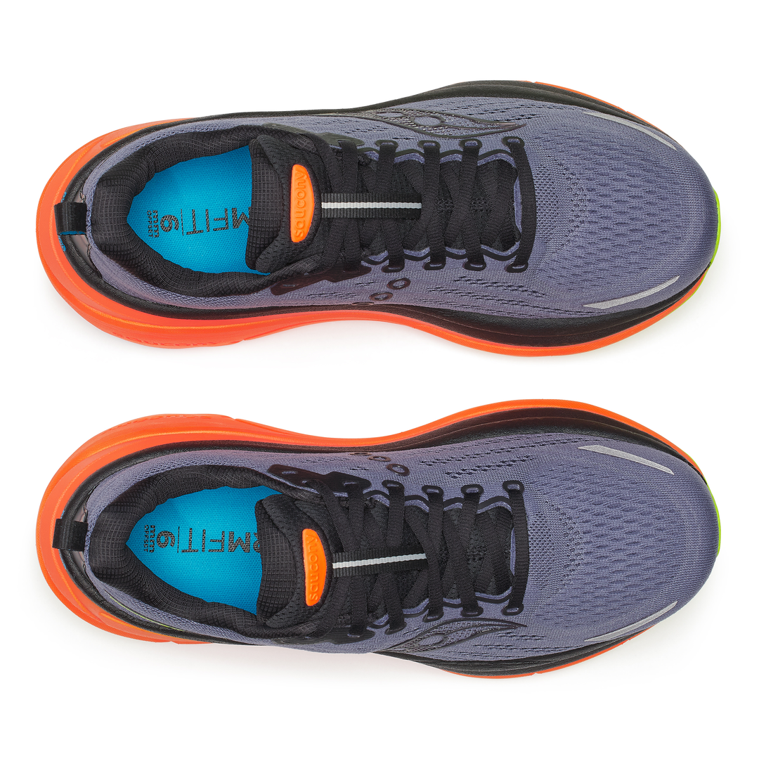 Saucony Mens Hurricane 25 - Shadow/Vizi - Stability - AW25