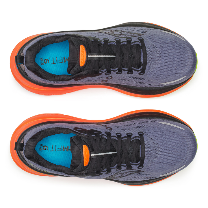 Saucony Mens Hurricane 25 - Shadow/Vizi - Stability - AW25