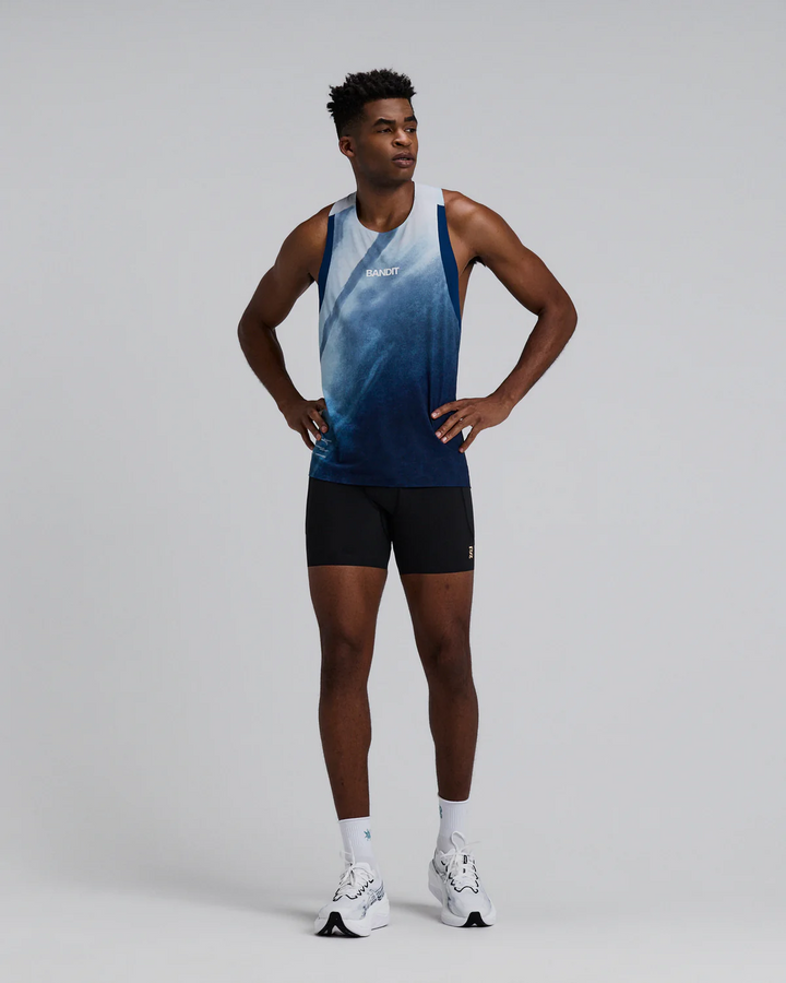 Bandit Mens Specter™ Race Singlet - Undertow Ink Blue - SS26
