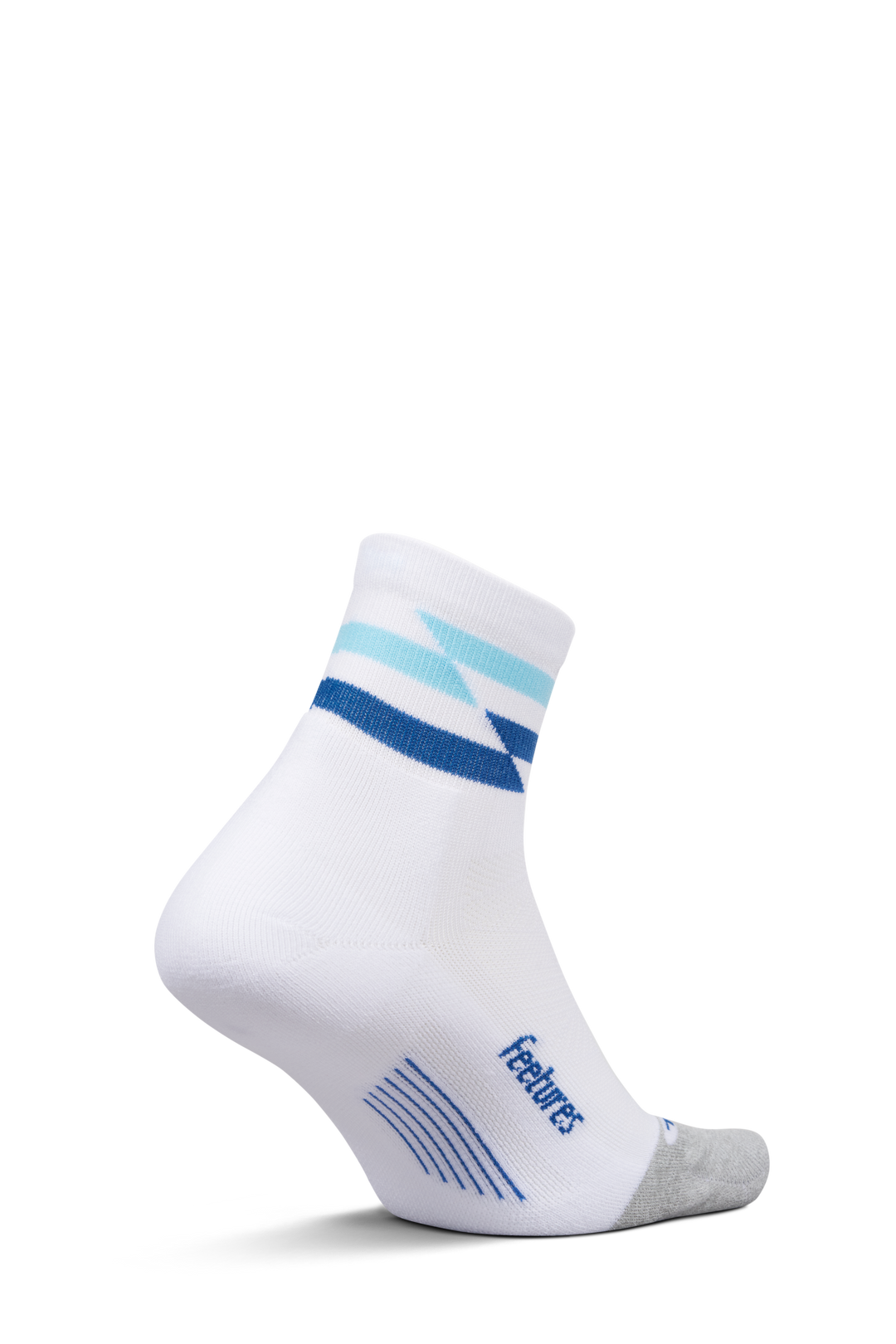 Feetures Elite Light Cushion Quarter – Weiße Schiene – SS26