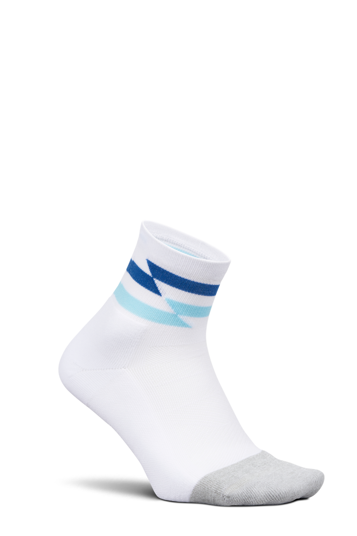 Feetures Elite Light Cushion Quarter – Weiße Schiene – SS26