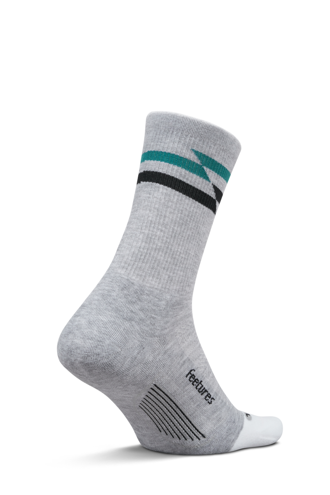 Feetures Elite Max Cushion Mini Crew - Gray Track - SS26