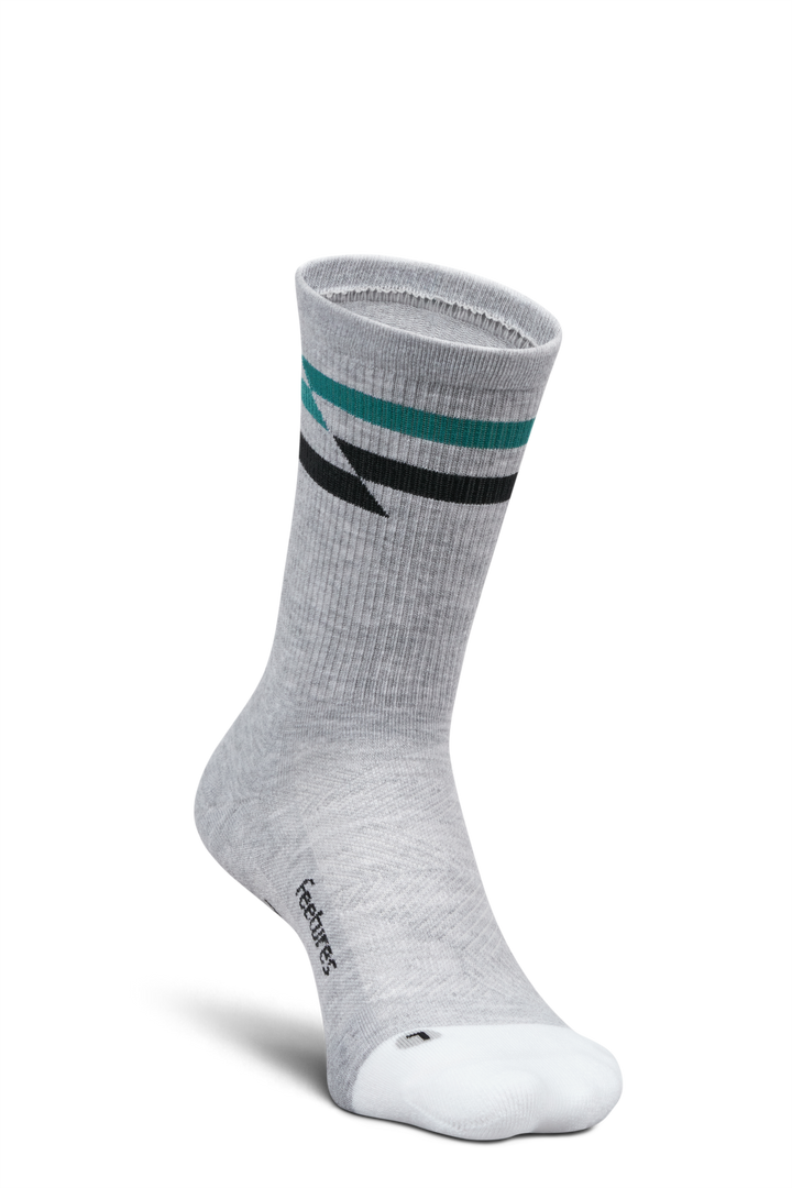 Feetures Elite Max Cushion Mini Crew - Gray Track - SS26