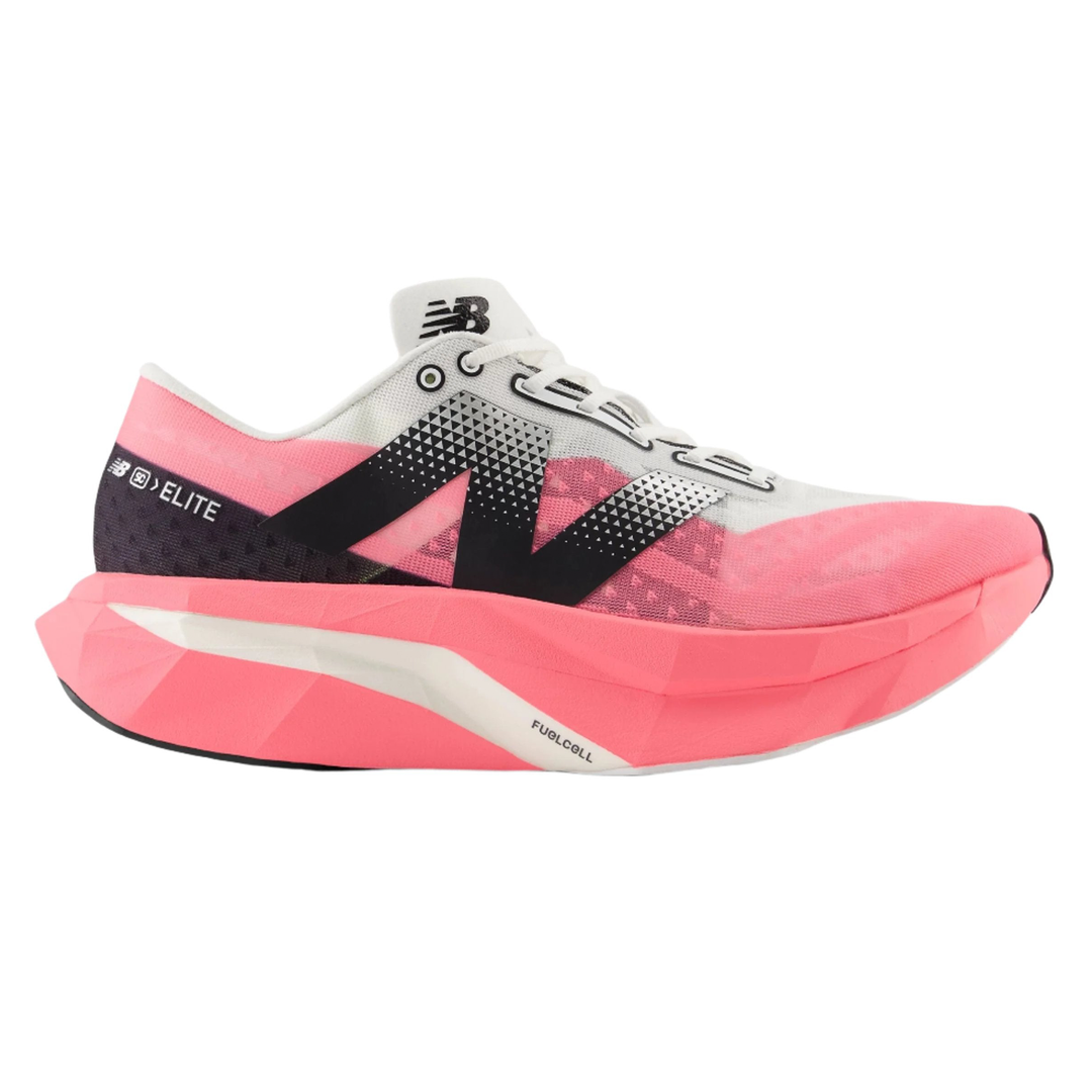 New Balance Mens FuelCell SuperComp Elite V4 Wide 2E Width Ultra Pink White Black Neutral