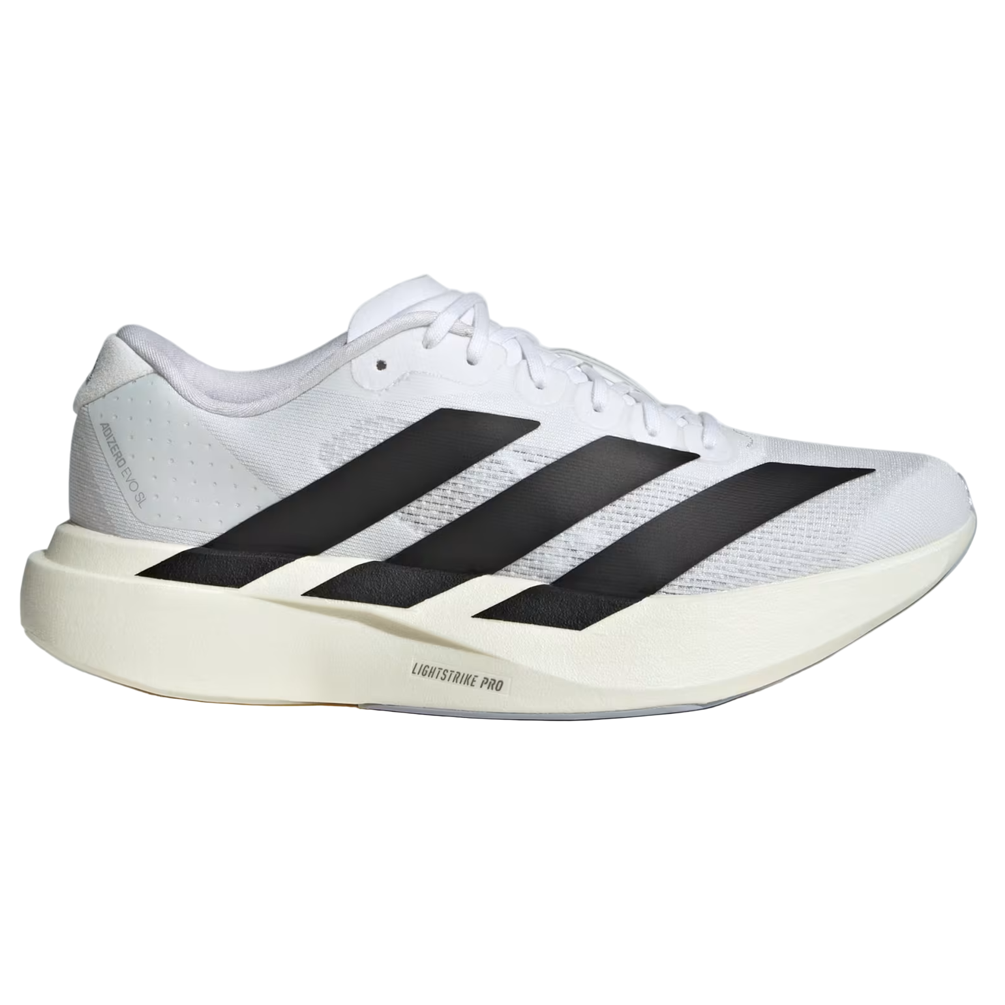 Adidas Womens Adizero Evo SL - Cloud White/Core Black/Cloud White - Neutral - AW25