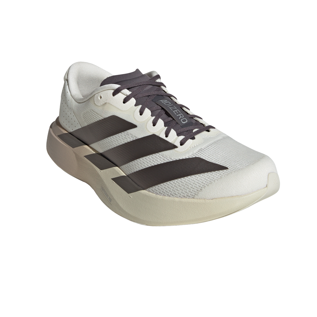 Adidas Mens Adizero Evo SL - Off White/Aurora Coffee Metallic/Matte Silver - Neutral - AW26