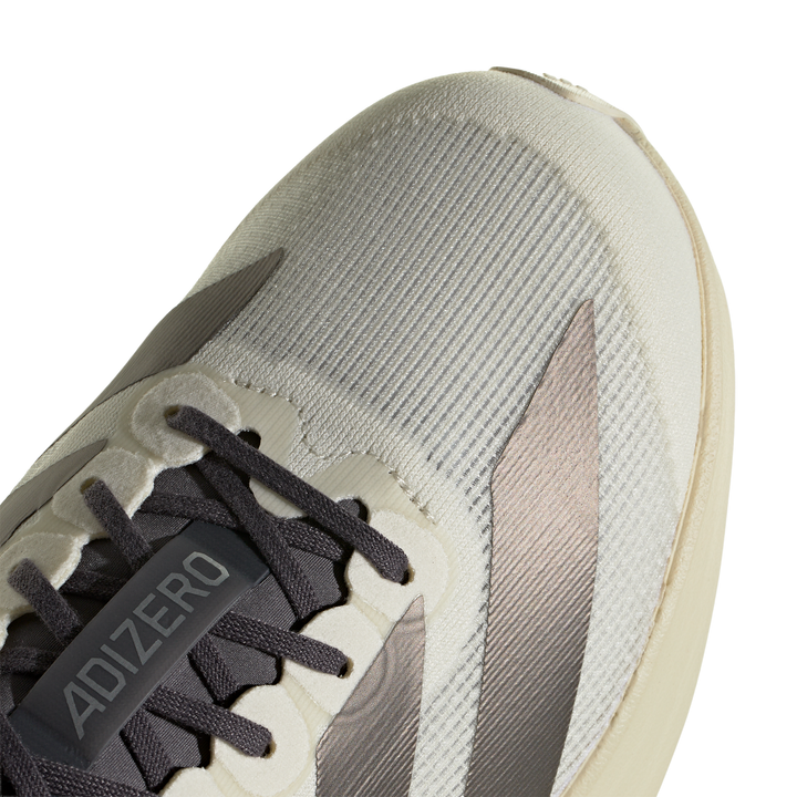 Adidas Mens Adizero Evo SL - Off White/Aurora Coffee Metallic/Matte Silver - Neutral - AW26