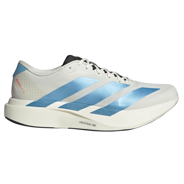 Adidas Mens Adizero Evo SL Woven - Off White/Light Blue/Bright Red - Neutral - AW26