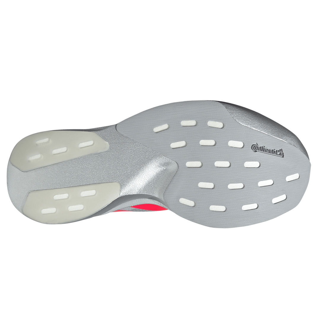 Adidas Womens Adizero Evo SL - Silver Metallic/Lucid Red/Iron Metallic - Neutral - SS25